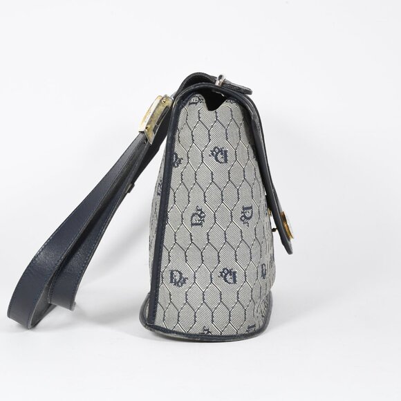 Christian Dior Vintage Honeycomb Logo Mini Crossbody Shoulder Bag - Picture 6 of 14